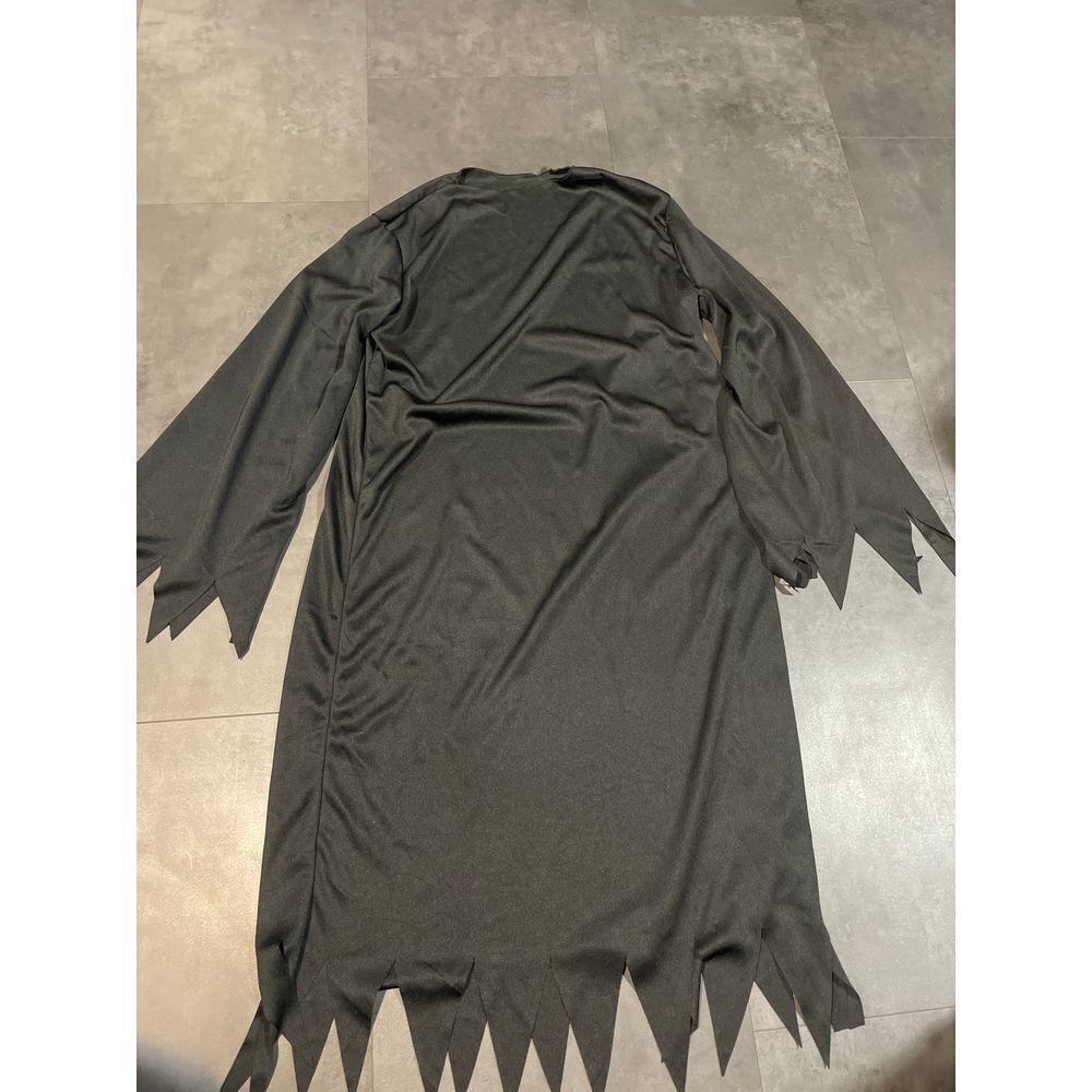 Cloudkids black Jagged Edge Long Sleeve CostumeTop Halloween Gothic size L H-702